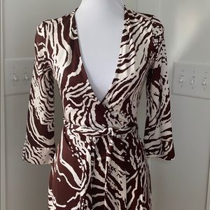 Vintage Diane Von Furstenberg Silk Wrap Dress 6